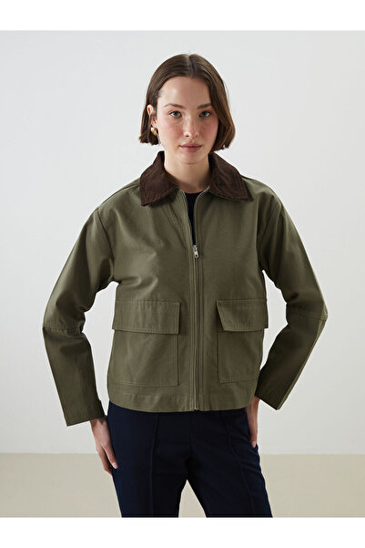 LC Waikiki Hilfa Yeni Sezon Gömlek Yaka Kadın Ceket