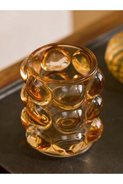 LC Waikiki MA BELLA Kahverengi Dekoratif Cam Mumluk 10 Cm Satıcı:LC Waikiki