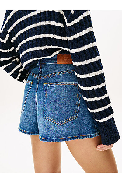 Tommy Hilfiger Women's Denim Mini Flare Shorts