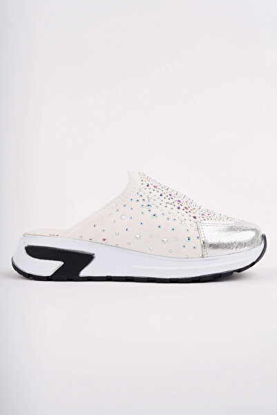 Madam Tarz Ljn-156 Stone Patent Leather Slippers