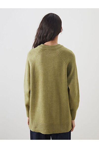 LC Waikiki LCW Modest Bisiklet Yaka Oversize Kadın Triko Tunik