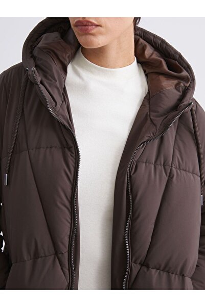 LC Waikiki Lcw Vision Hooded Oversize Women's Puffer Coat