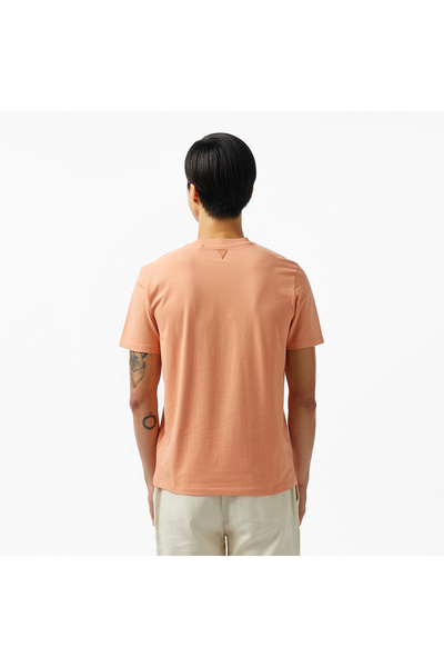 Guess SS ALPHY T-SHIRT Ανδρικό πορτοκαλί μπλουζάκι Z2YI11J1314-G3I1