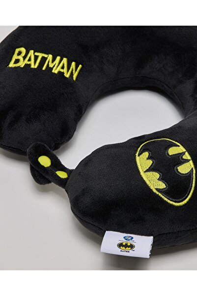 R&B Black Women's Batman Logo Detail Neck Pillow