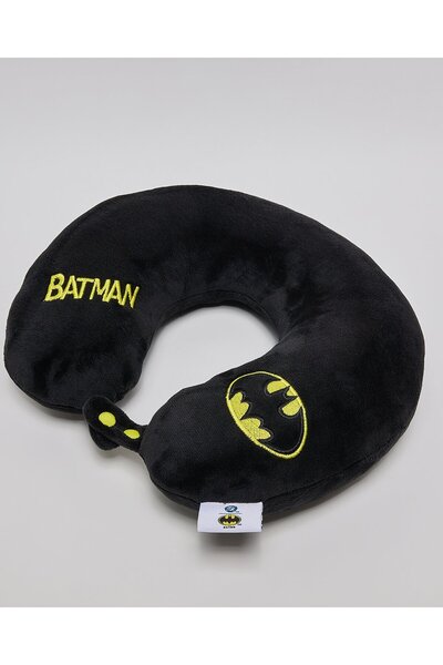 R&B Black Women's Batman Logo Detail Neck Pillow