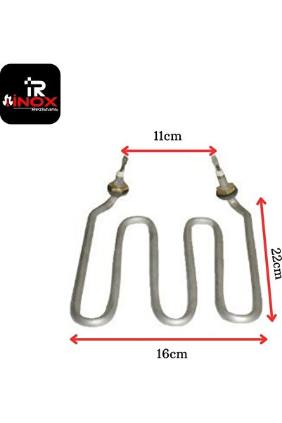 inox rezistans Semaver Rezistansı 2000 Watt İçe Kıvrık Adet