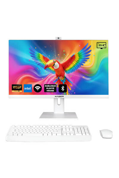 XASER Xs106 i5 6400 16GB Ram 512GB SSD 23.8" Webcam + Wifi+ BT All In One Bilgisayar