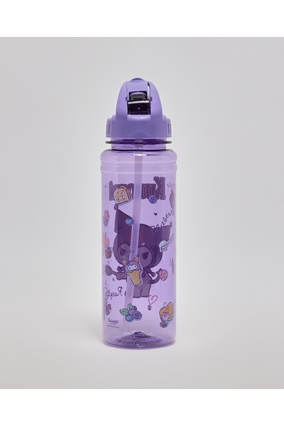 R&B Kuromi Print Sipper Water Bottle - 750ml