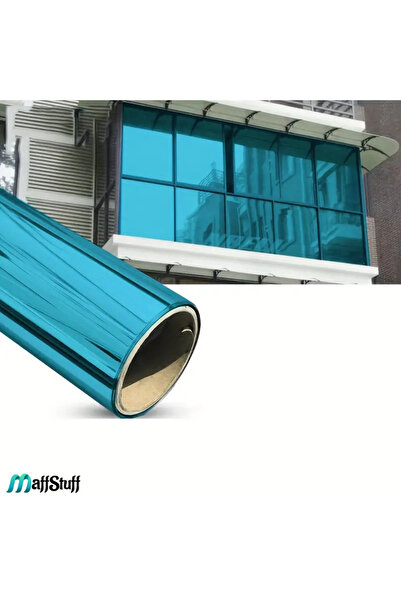 MaffStuff MaffStuff® Blue Mirror Effect Self-Adhesive Decorative Window Film 60x200cm