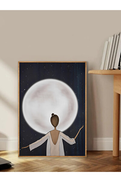 Tuba Decor Tablo dintr-o singură bucată cu rame din lemn pentru sufragerie, s...