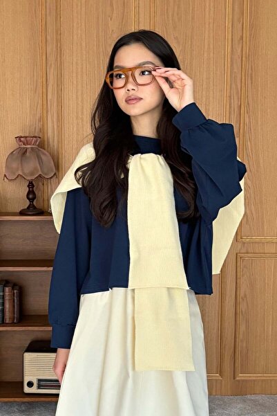 Ceylan Otantik Butter Yellow Shawl Scarf