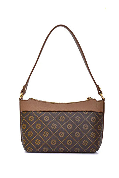 Fossil Kadın Luvi Monogram Baget Omuz Çantası