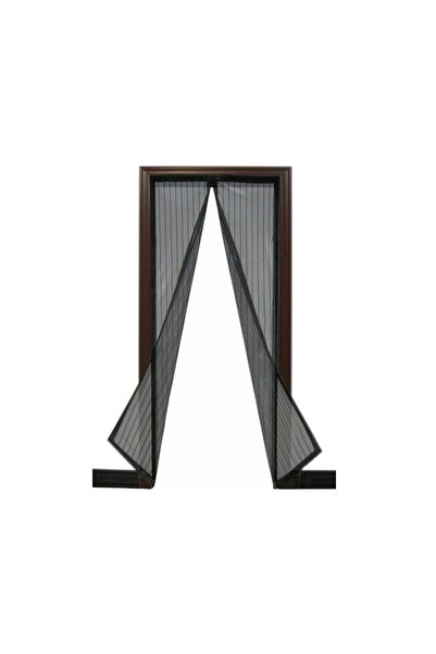 JollyMag Sieťka na dvere proti komárom, muchám a inému hmyzu, s magnetom, čierna, 210x100 cm