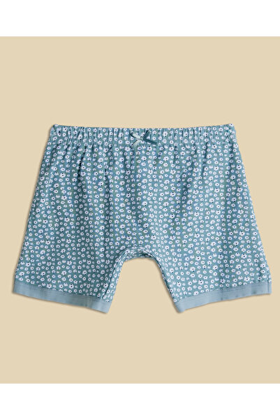 R&B Grey Women's 3 Pack Printed Long Shorts