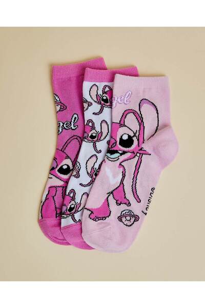 R&B جوارب ملاك للكاحل من 3 قطع للبنات