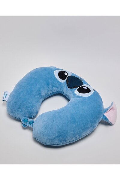 R&B Blue Women's Stitch Neck Pillow