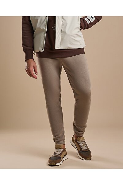 R&B Brown Men's Color Block Low Top Sneakers