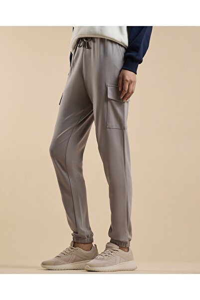 R&B Solid Joggers with Drawstring Waist