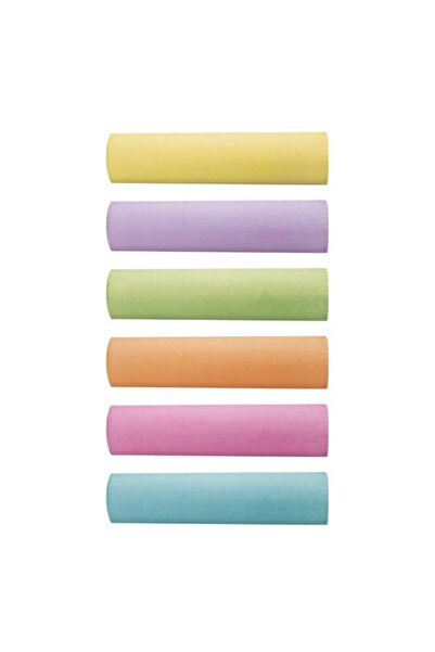 Milan Chalk, Color Multicolor, with White, Material Calcium Carbonate, Round Shape, 20 pcs/Bucket