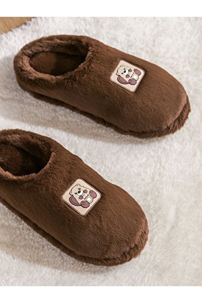 LC Waikiki Γυναικείες βελούδινες παντόφλες σπιτιού LCW STEPS