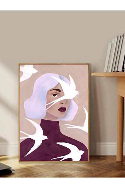 Tuba Decor Tablo dintr-o singură bucată cu rame din lemn pentru sufragerie, s...