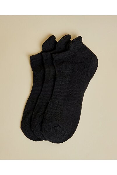 R&B Black Women's 3 Pack Socks Ankle Socks