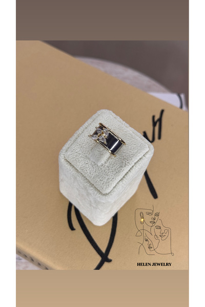 MOD10 Helen Jewelry özel seri damla zirkon taşlı yüzük