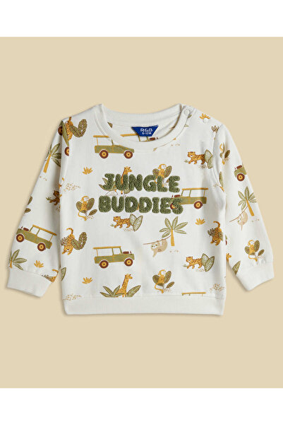 R&B Ivory Boy's Ivory Boy's Printed Clothing Set