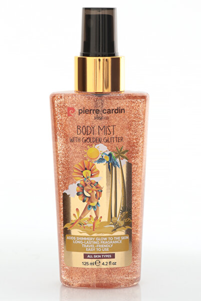 Pierre Cardin Body Mist With Golden Glitter-Altın Simli Vücut Spreyi-125 ml