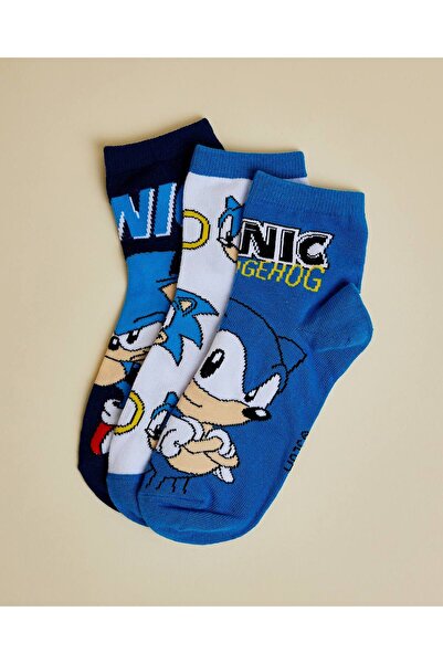 R&B جوارب سونيك للكاحل، عبوة من 3 قطع للأولاد