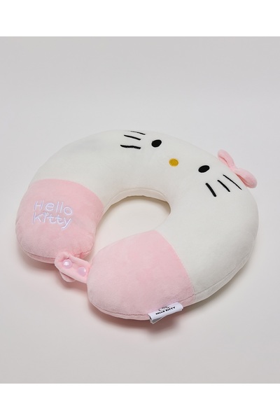 R&B White Women's Hello Kitty Neck Pillow