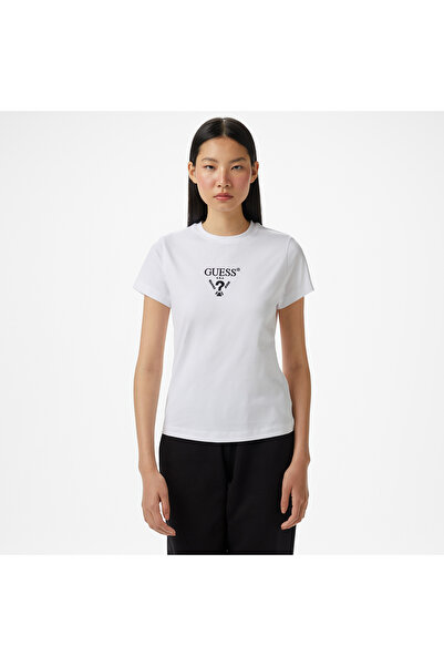 Guess Colette Kadın Beyaz T-Shirt