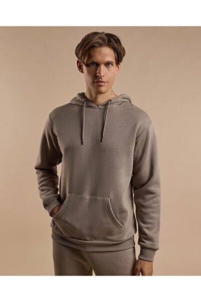 R&B هودي رجالي سادة بأكمام طويلة من Frappe