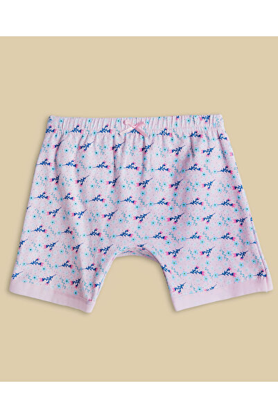 R&B Pink Women's 3 Pack Printed Long Shorts