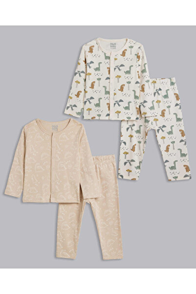 R&B Multi Boy's Newborns Printed Clothing Set