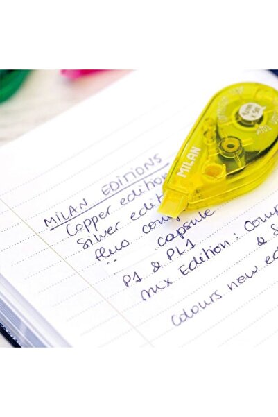 Milan Bandă corectoare, culoare albă, material plastic, dimensiune 4,2 mm x 5 m, 2 buc/set