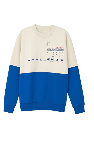 TOMMY LIFE Φούτερ για αγόρια Φούτερ σερβιτόρου Παιδικό φούτερ με λαιμόκοψη