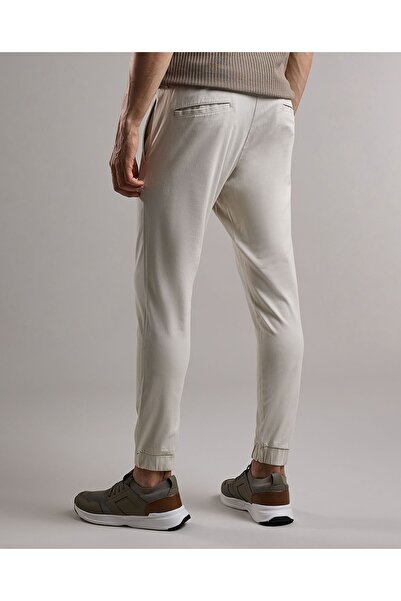 R&B Solid Jogger Pants with Drawstring Waist