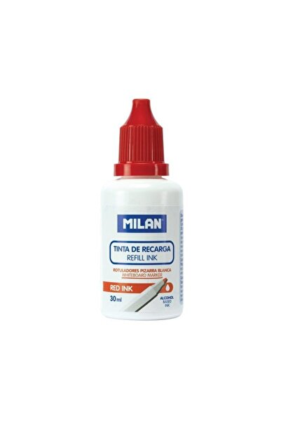 Milan Whiteboard Marker Refill, Color Red, Material Ink, 30 ml, Alcohol-Based