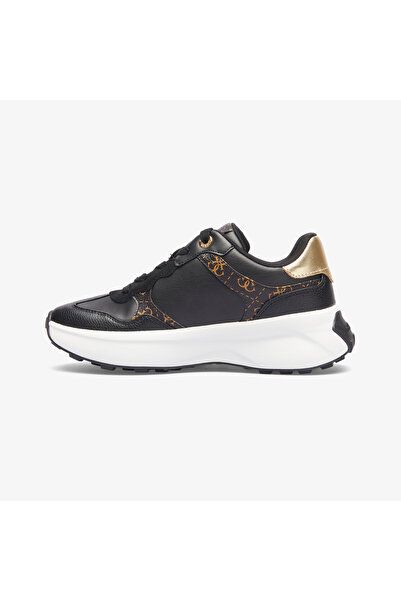 Guess Luckei Logo Kadın Siyah Sneaker