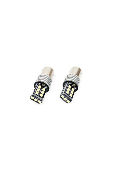 JollyMag Sada LED autožiaroviek kompatibilných s CANBUS P21W BA15S 15 SMD 7,5...