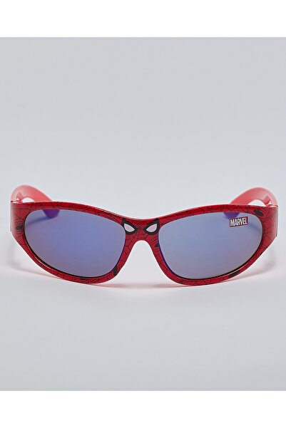 R&B Red Boy's Spiderman Printed Sunglasses