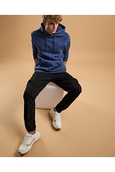 R&B White Men's Color Block Lace Up Sneakers