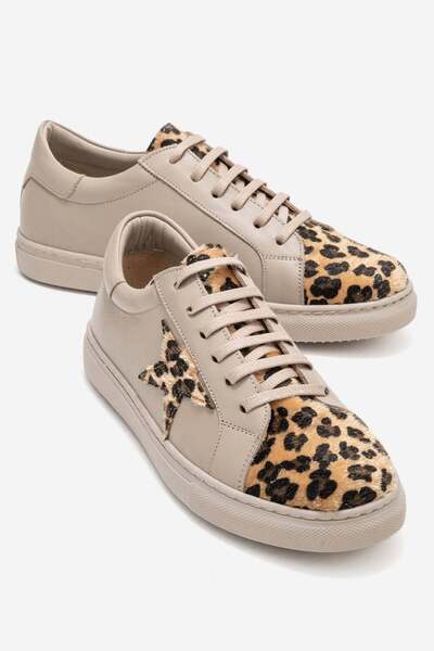 Zeynep Sıradağlı Brendon Жіноче спортивне взуття Сіре-леопардове