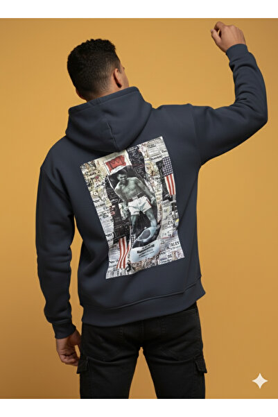 By Caspita Fashion Lenithra Muhammed Ali Back Printed Unisex Oversize Smoked ...