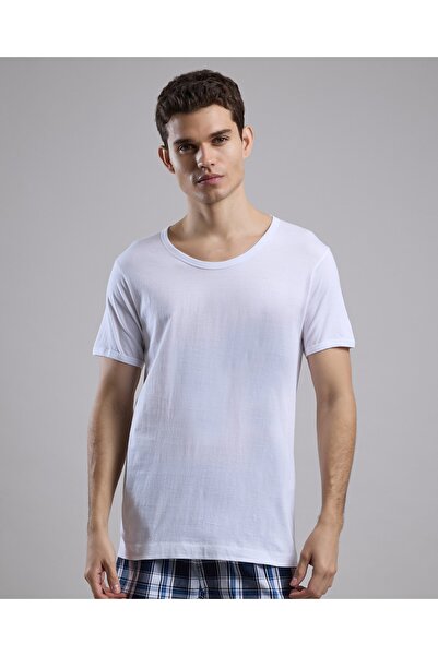 R&B عبوة من 2 سترة سادة بأكمام قصيرة