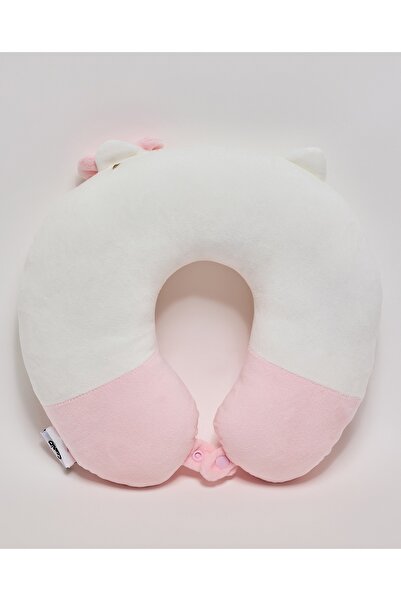 R&B White Women's Hello Kitty Neck Pillow