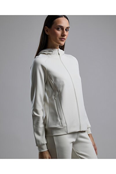 R&B Solid Active Jacket with Zipper Closure