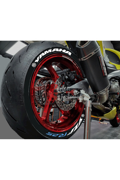 Performance Stickers Motosiklet Yamaha YZF R25 Lastik Sticker Set 15-19inç Uy...