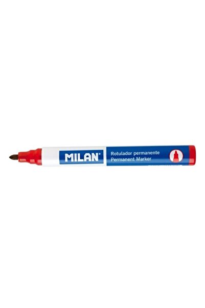 Milan Permanent Marker, Color Red, Tip 4 mm, 12 pcs/set